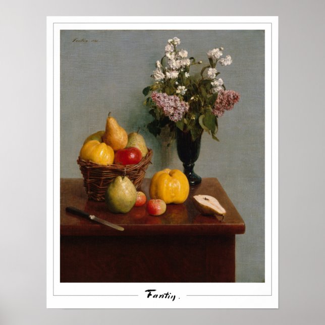 Henri Fantin-Latour Zedign Art Poster #146 (Front)