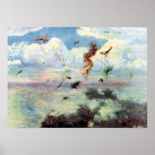 Henri Farre The Enemy Goes Blind Poster (Front)