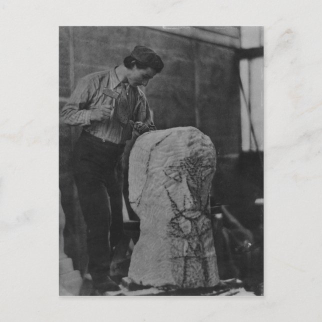 Henri Gaudier-Brzeska, c.1910 Postcard (Front)