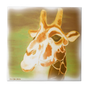 Henri Giraffe Ceramic Tile