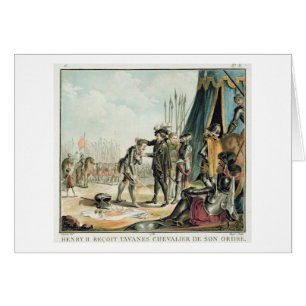 Henri II (1519-59) Receives Jean de Tavanes as a K