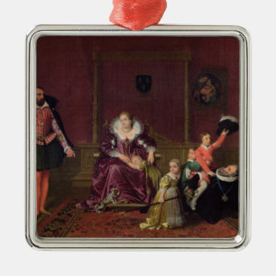 Henri IV  King of France and Navarre Playing Metal Ornament