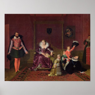 Henri IV King of France and Navarre Playing Poster