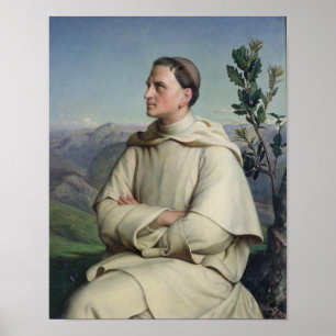 Henri Lacordaire at Sorreze, 1847 Poster