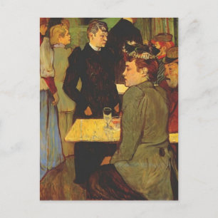 Henri Lautrec- Corner in the Moulin de la Galette Postcard