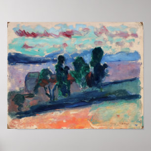 Henri Matisse - Paysage De Saint Tropez Au Crépusc Poster