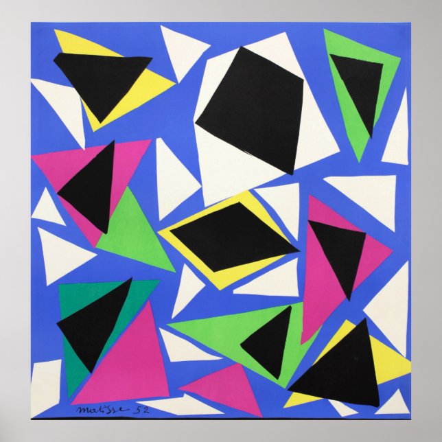 Henri Matisse's Exhibition Poster (Front)