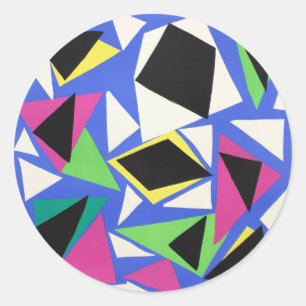 Henri Matisse's Exhibition Poster Classic Round Sticker