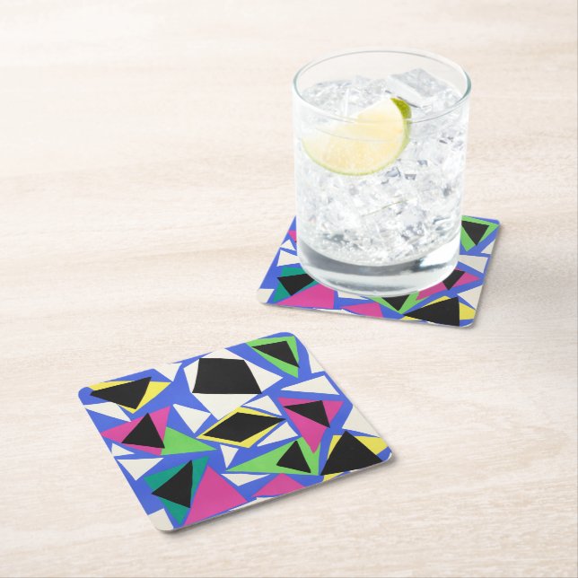 Henri Matisse's Exhibition Poster Square Paper Coaster (Insitu)