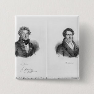 Henri Montan Berton and Francois Adrien 15 Cm Square Badge