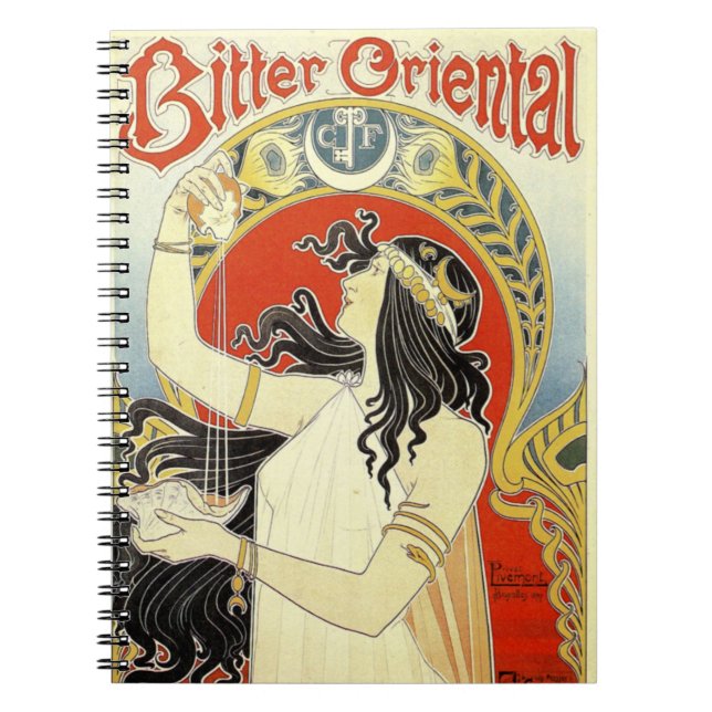 Henri Privat Livemont - Bitter Oriental Notebook (Front)