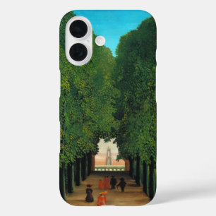 Henri Rousseau, Avenue in the Park at Saint Cloud iPhone 16 Case