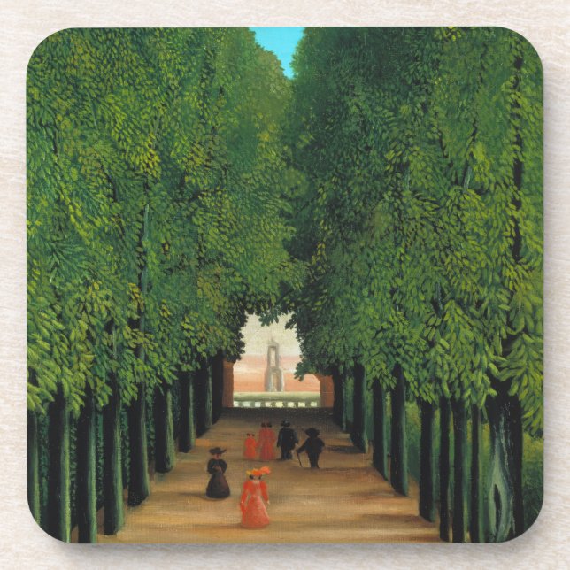 Henri Rousseau, Avenue in the Park at Saint Cloud Coaster (Front)