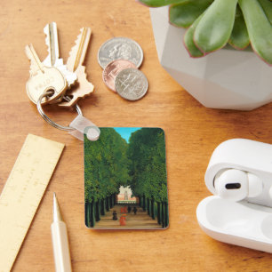 Henri Rousseau, Avenue in the Park at Saint Cloud Key Ring