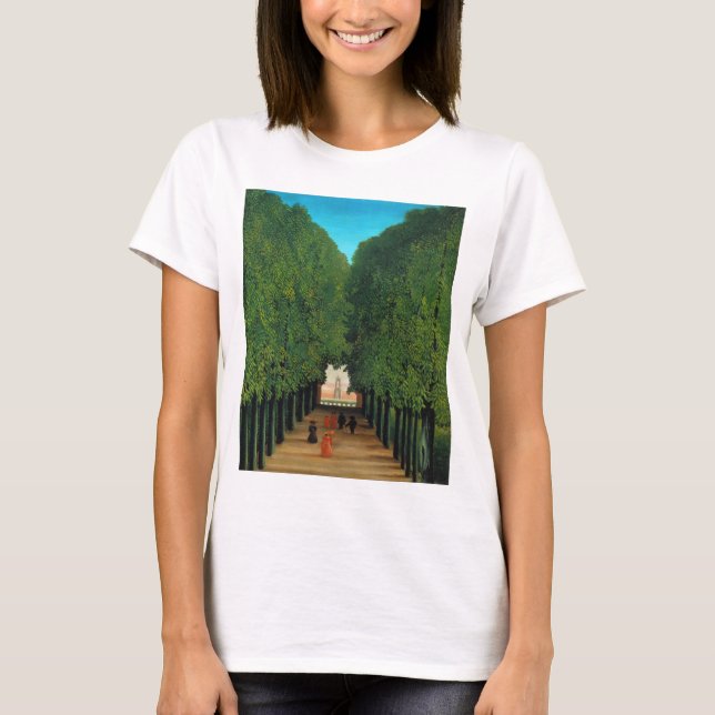 Henri Rousseau, Avenue in the Park at Saint Cloud T-Shirt (Front)