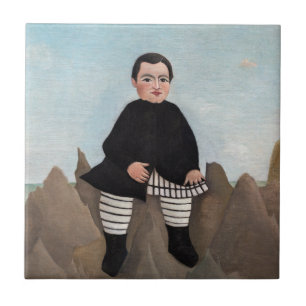 Henri Rousseau - Boy on the Rocks Ceramic Tile