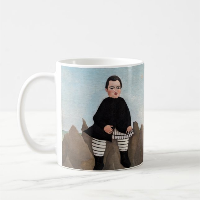 Henri Rousseau - Boy on the Rocks Coffee Mug (Left)