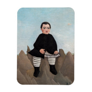 Henri Rousseau - Boy on the Rocks Magnet