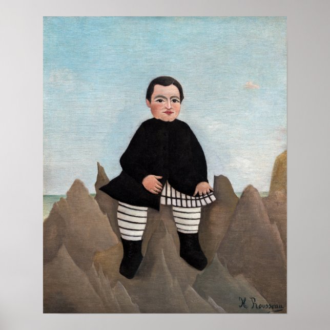 Henri Rousseau - Boy on the Rocks Poster (Front)