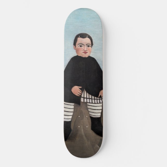Henri Rousseau - Boy on the Rocks Skateboard (Front)