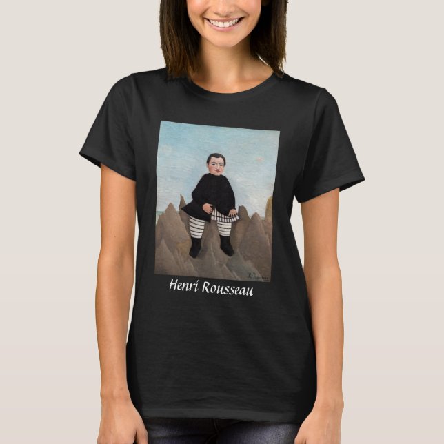 Henri Rousseau - Boy on the Rocks T-Shirt (Front)