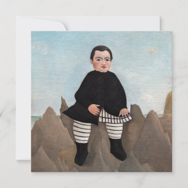 Henri Rousseau - Boy on the Rocks Thank You Card (Front)