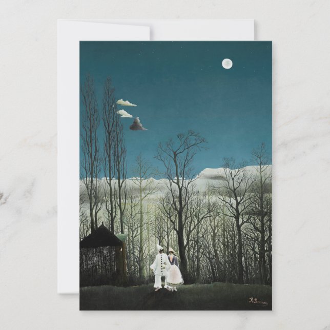 Henri Rousseau - Carnival Evening Invitation (Front)