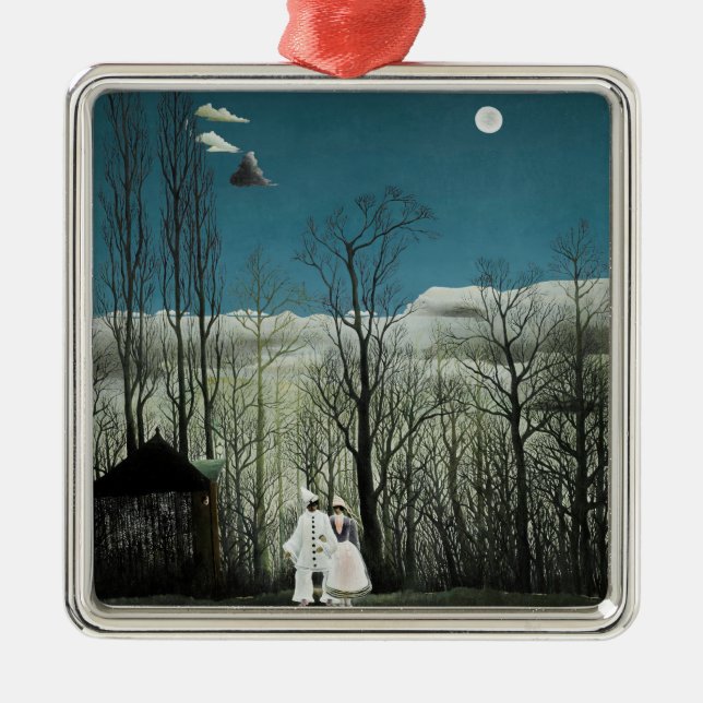 Henri Rousseau - Carnival Evening Metal Ornament (Front)