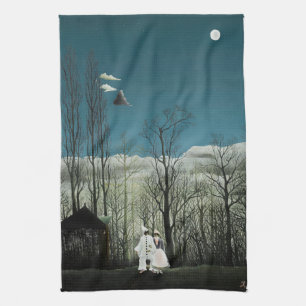 Henri Rousseau - Carnival Evening Tea Towel