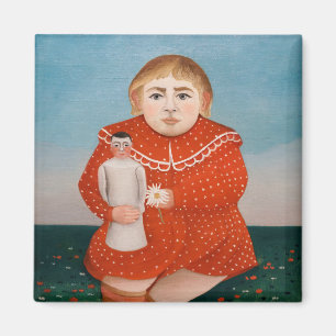 Henri Rousseau - Child with a Doll Magnet