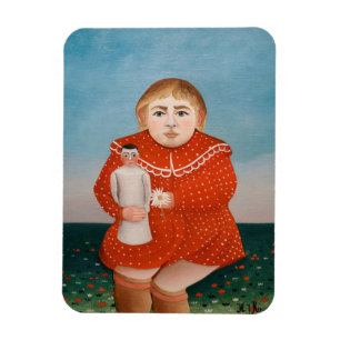 Henri Rousseau - Child with a Doll Magnet