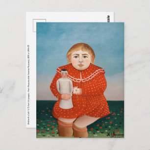 Henri Rousseau - Child with a Doll Postcard