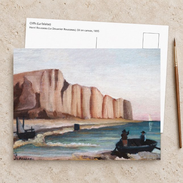 Henri Rousseau - Cliffs Postcard (Creator Uploaded)