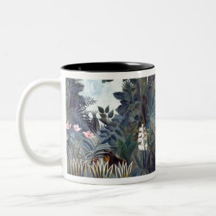 Henri Rousseau Equatorial Jungle Two-Tone Coffee Mug
