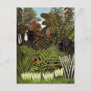 Henri Rousseau- Exotic Landscape Postcard