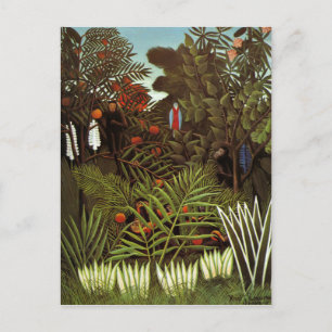 Henri Rousseau - Exotic Landscape Postcard
