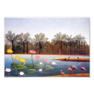 Henri Rousseau Flamingoes Print