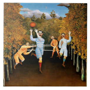 Henri Rousseau - Football Players Ceramic Tile
