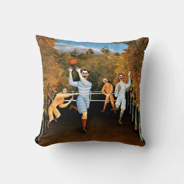Henri Rousseau - Football Players Cushion (Front)