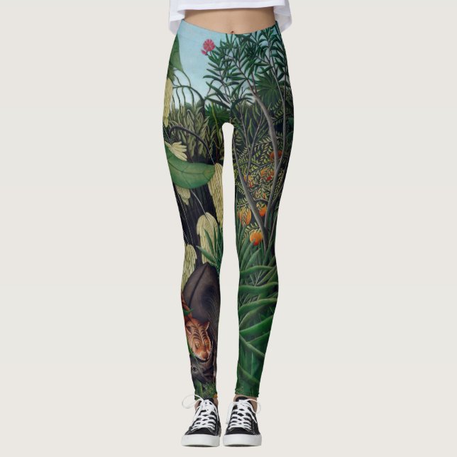 Henri Rousseau Jungle Leggings (Front)