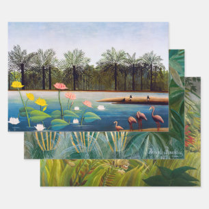 Henri Rousseau - Jungle Masterpieces Selection Wrapping Paper Sheet