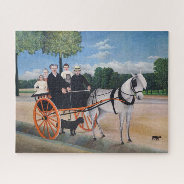 Henri Rousseau - La Carriole de Pere Junier Jigsaw Puzzle (Horizontal)