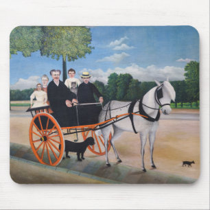 Henri Rousseau - La Carriole du pere Junier Mouse Pad