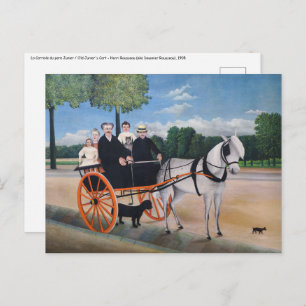 Henri Rousseau - La Carriole du pere Junier Postcard