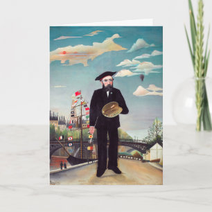 Henri Rousseau - Myself Portrait-Landscape Card