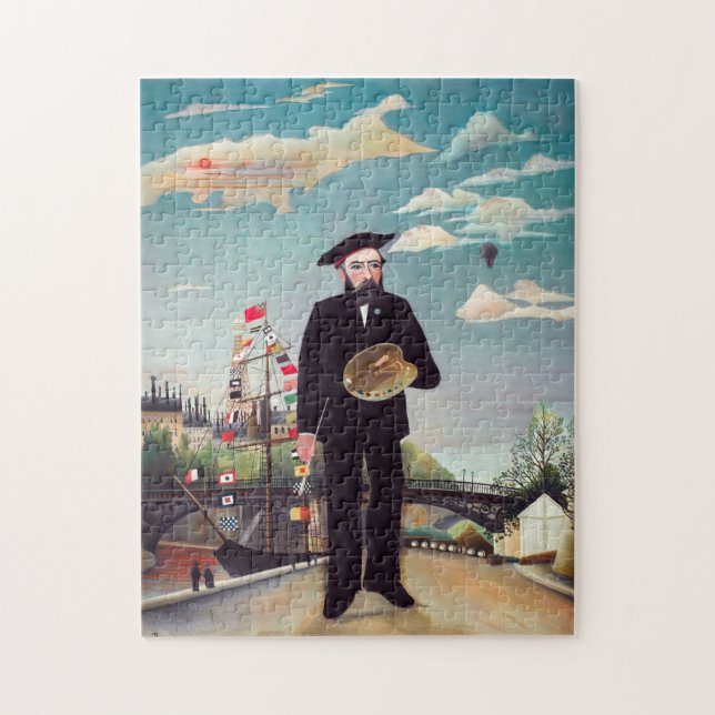 Henri Rousseau - Myself Portrait Landscape Jigsaw Puzzle (Vertical)