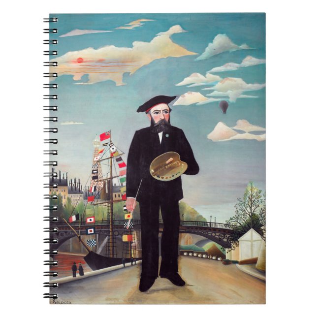 Henri Rousseau - Myself Portrait Landscape Notebook (Front)