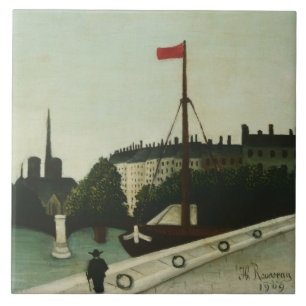 Henri Rousseau - Notre Dame Tile