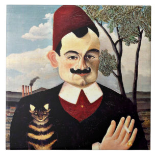 Henri Rousseau - Portrait of Monsieur X Ceramic Tile