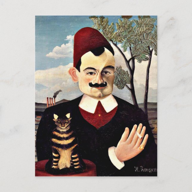 Henri Rousseau - Portrait of Monsieur X Postcard (Front)